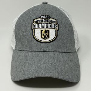 Las Vegas Golden Knights 2023 Champions Trucker Hat Baseball Cap Snapback Gray